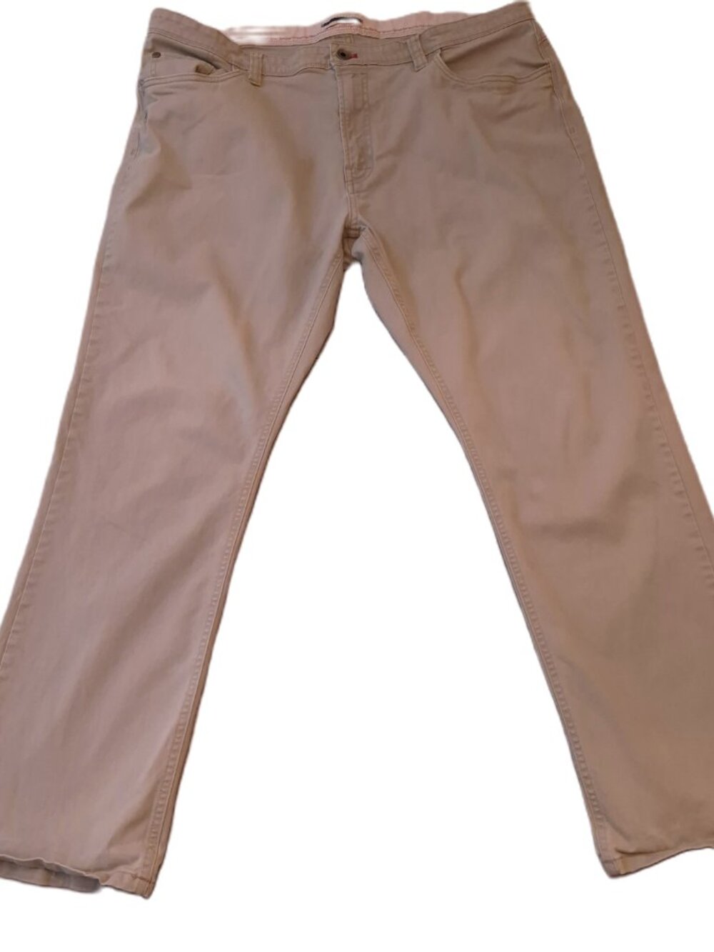 Tommy Hilfiger Chino Pants Mens 38x30 Beige Straight Leg Cotton Twill Preppy
